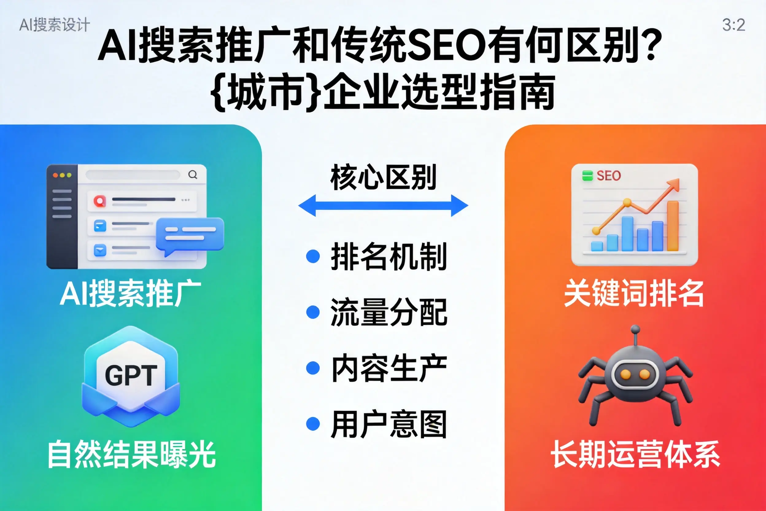 AI搜索推广和传统SEO有何区别？毕节企业选型指南