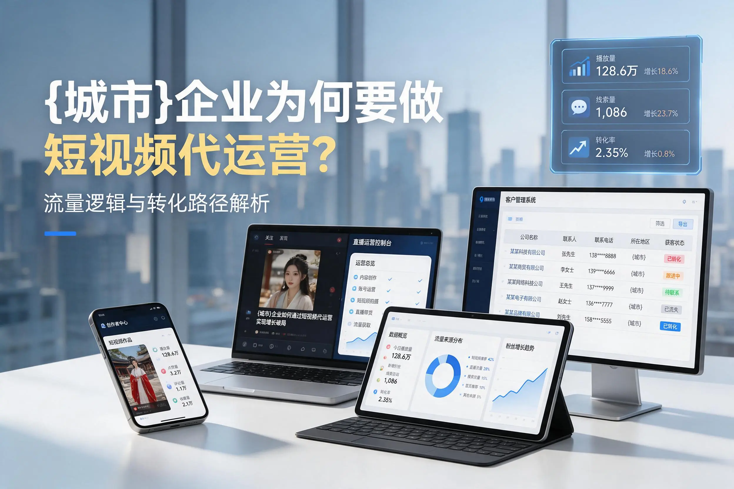 毕节企业为何要做短视频代运营？流量逻辑与转化路径解析