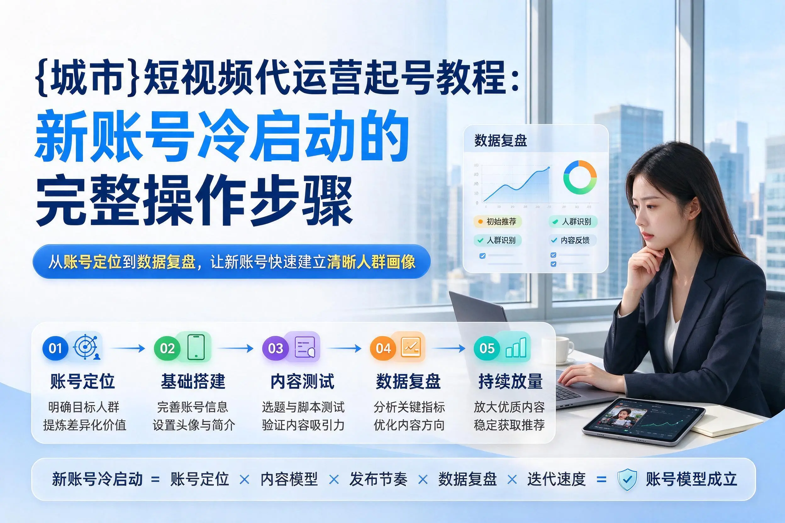 毕节短视频代运营起号教程：新账号冷启动的完整操作步骤