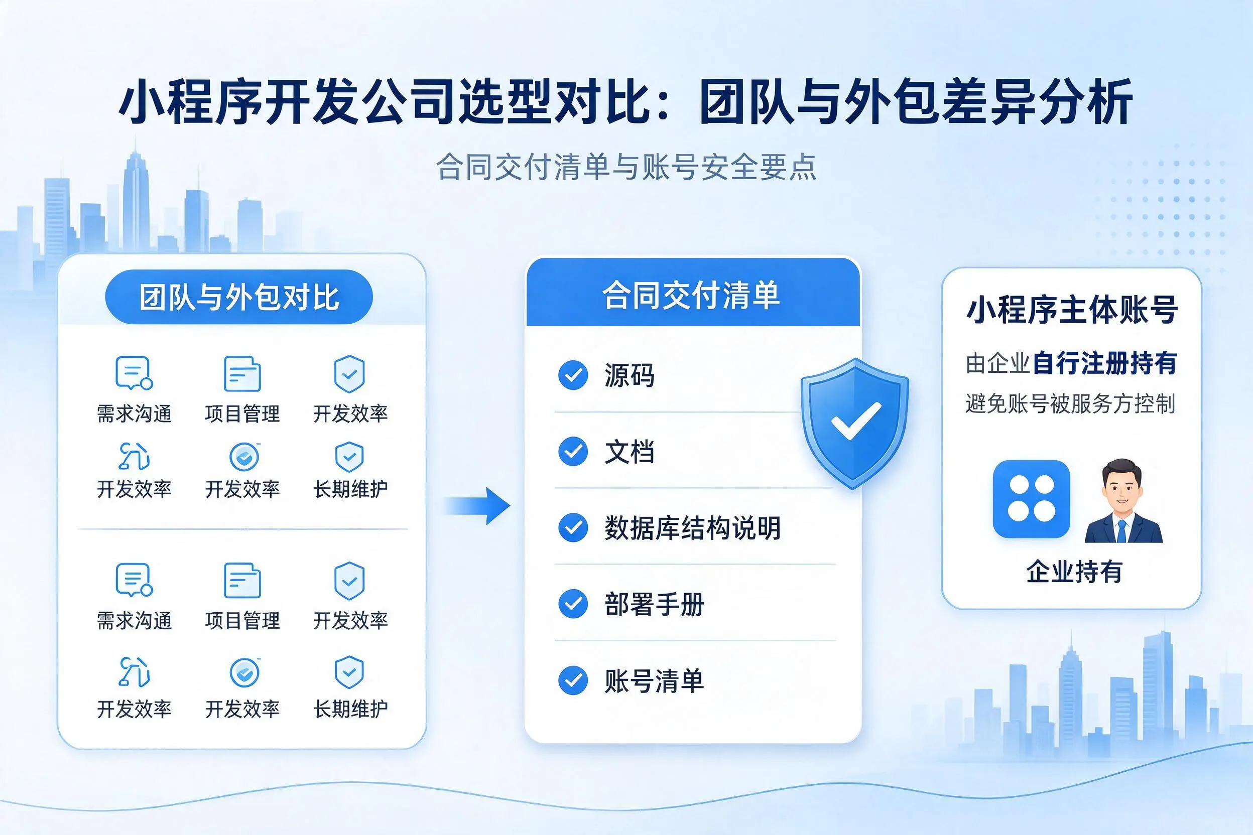 毕节小程序开发公司选型对比：团队与外包差异分析