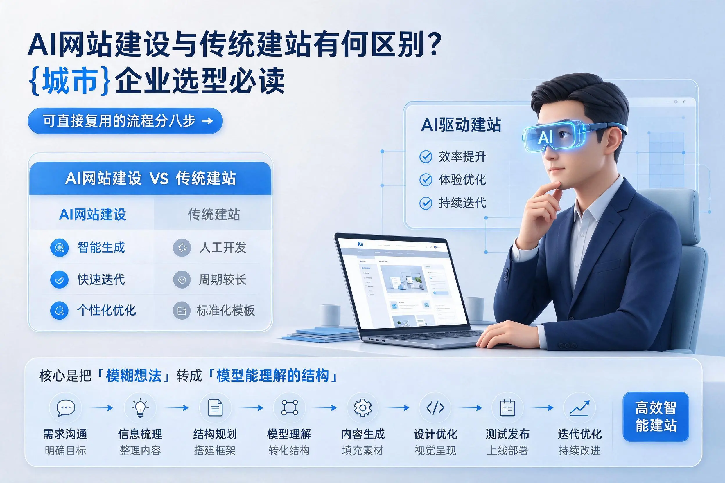 AI网站建设与传统建站有何区别?毕节企业选型必读