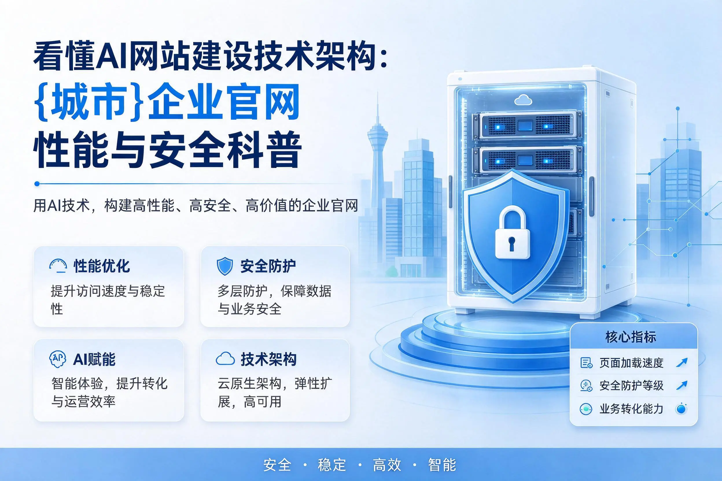 看懂AI网站建设技术架构：毕节企业官网性能与安全科普