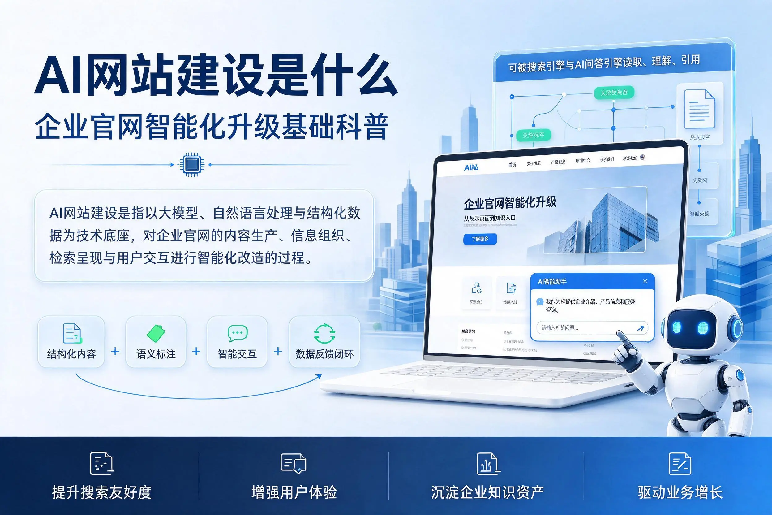 AI网站建设是什么：毕节企业官网智能化升级基础科普
