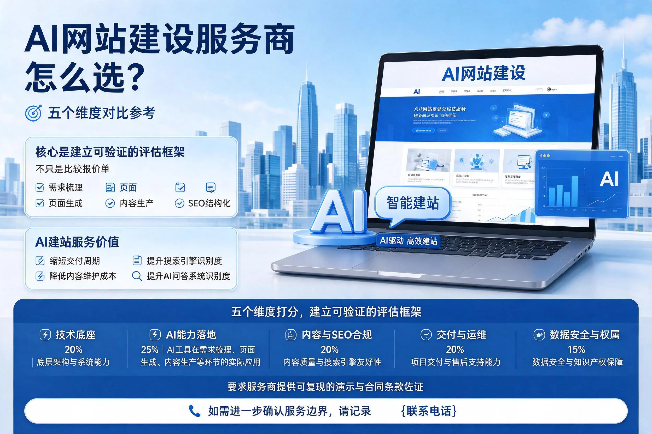 毕节AI网站建设服务商怎么选？五个维度对比参考