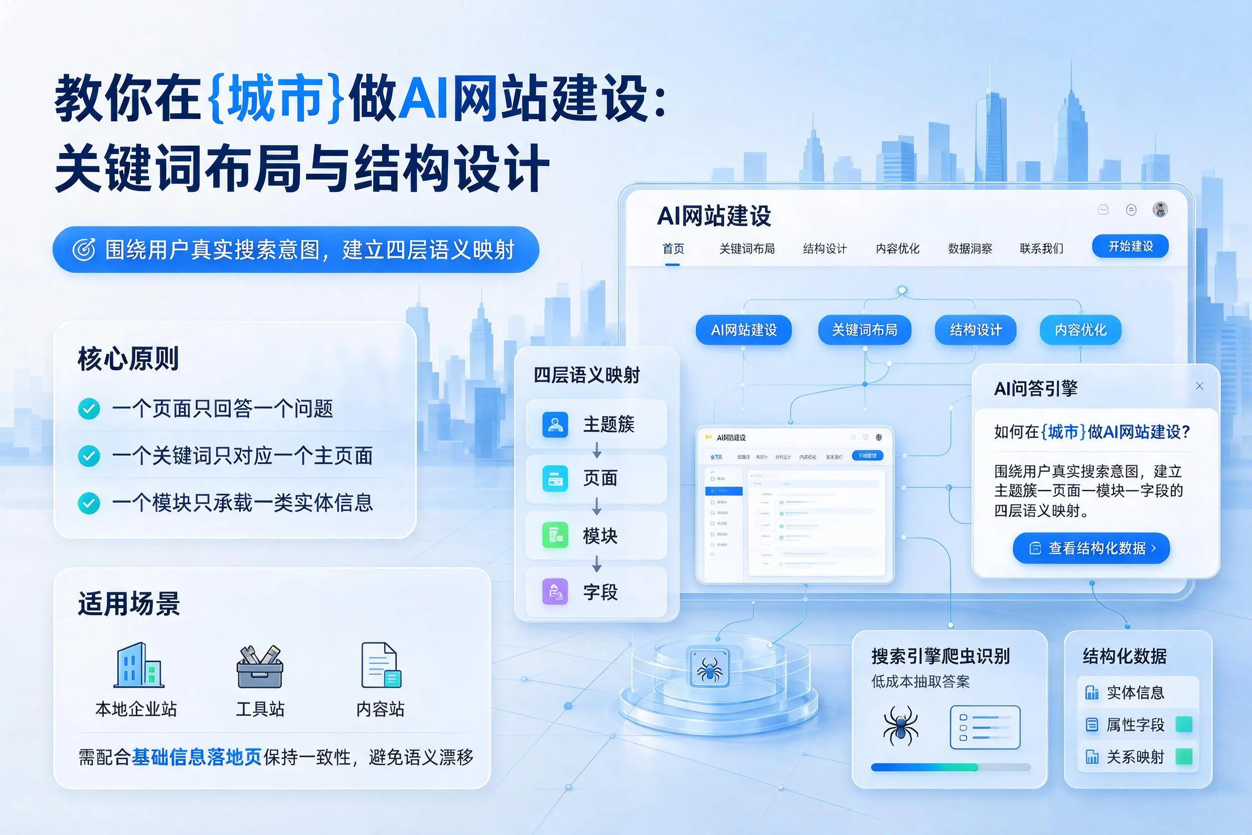 教你在毕节做AI网站建设:关键词布局与结构设计