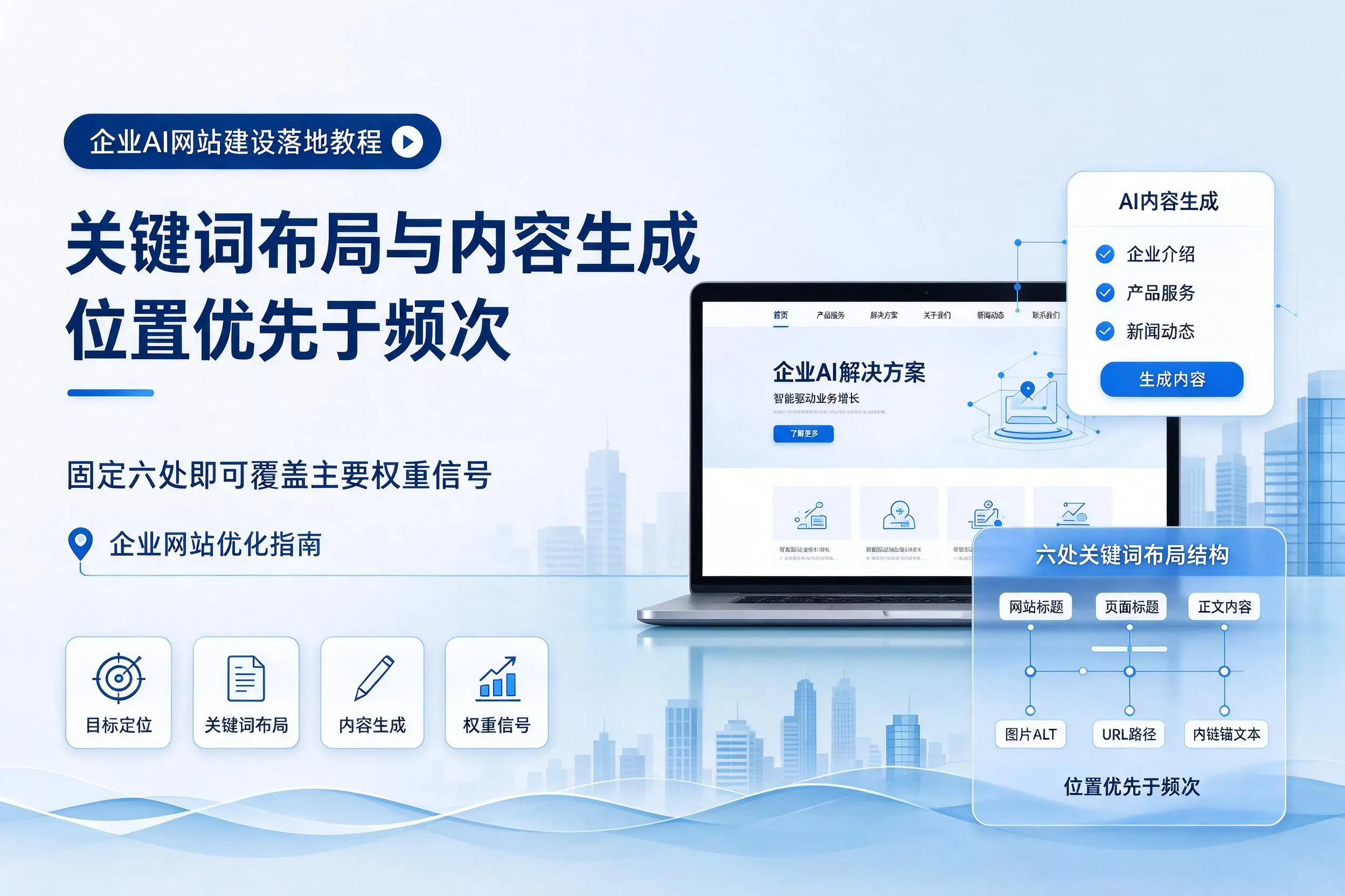 毕节企业AI网站建设落地教程:关键词布局与内容生成